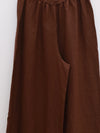 BASERANGE French Silk Linen SEPIA Casual Pants BAS-TRSE-LI-SU25-ZONG